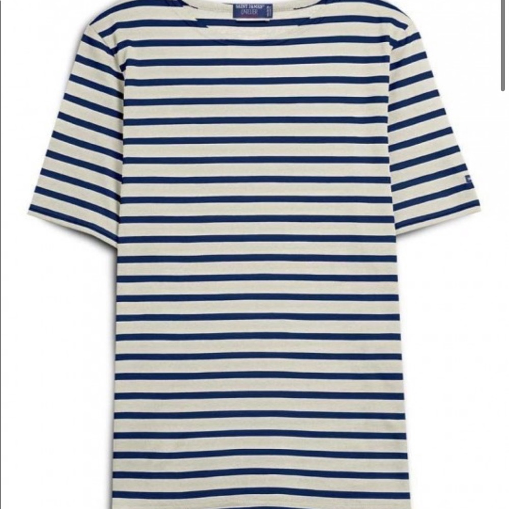 St James Levant Moderne striped shirt